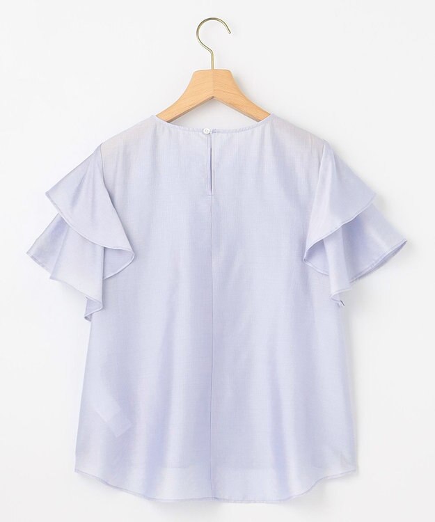 組曲 カールマイヤーフリル ブラウス サックスブルー系1