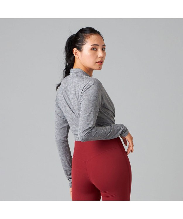 Chacott Chacott BALANCE ドライストレッチカシュクール グレー杢