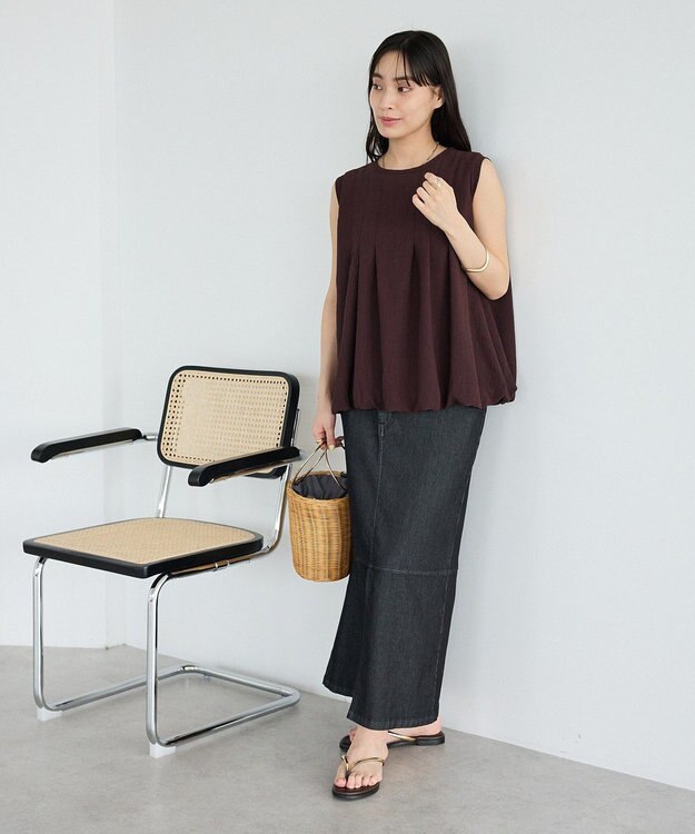 CRAFT STANDARD BOUTIQUE タックバルーンプルオーバー Dark Brown