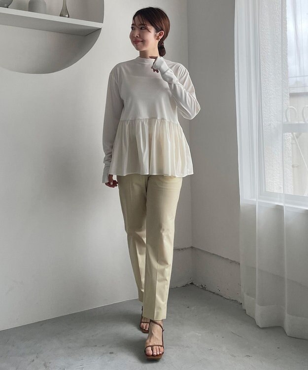 UNFILO ペプラムラッシュガード オフ