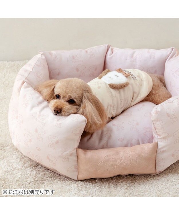 PET PARADISE スヌーピー 淡色カドラー Ｍ ベージュ