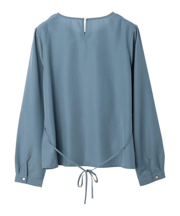Green Parks レイヤード風ビスチェブラウス Blue