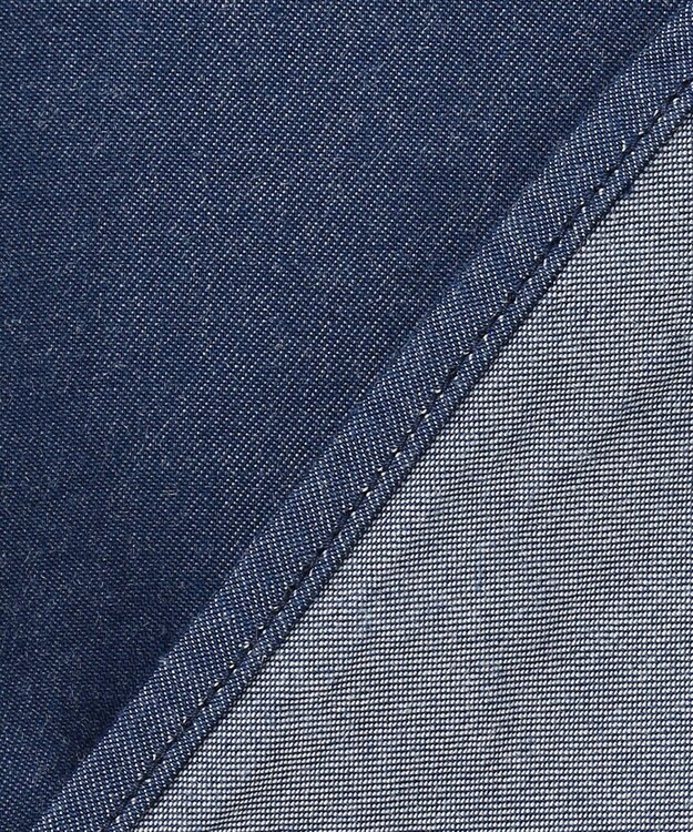 JOSEPH ABBOUD 【キングサイズ・新たな環境配慮型素材使用】サスティナブルファブリック  テンセルツイル  シャツ ネイビー系