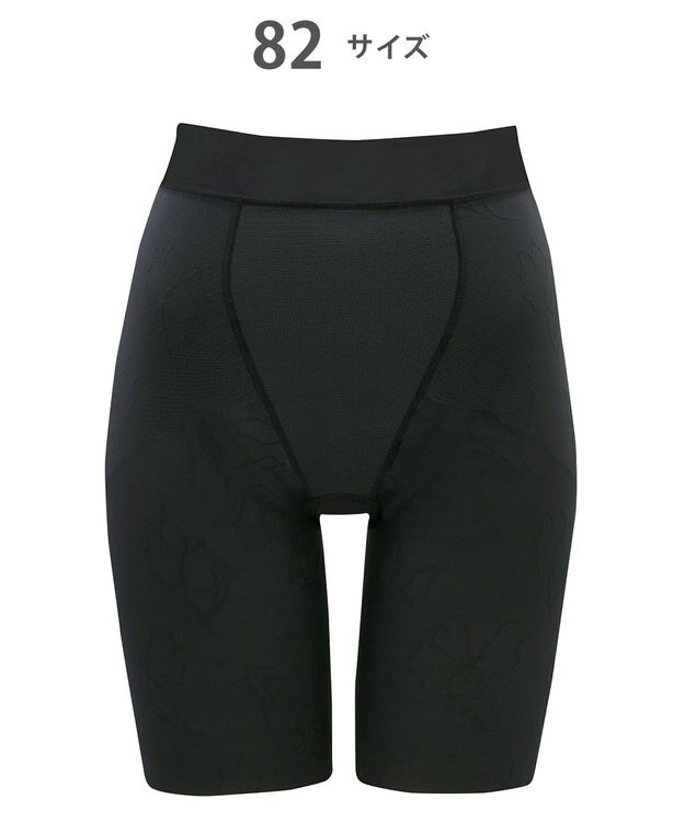 WACOAL 【SUHADA Fit me Up】 ガードル ロング丈 素肌感覚でヒップあがる下腹部ひっこむ ジャストウエスト スハダ GRC426 /ワコール ブラック