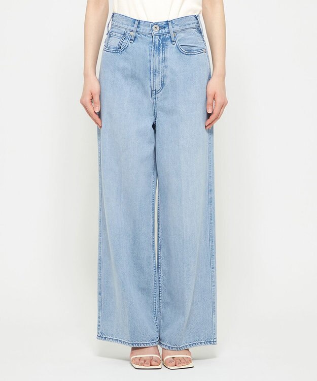 uncrave 【upper hights × uncrave】THE SISTER uncrave パンツ フェザースカイブルー