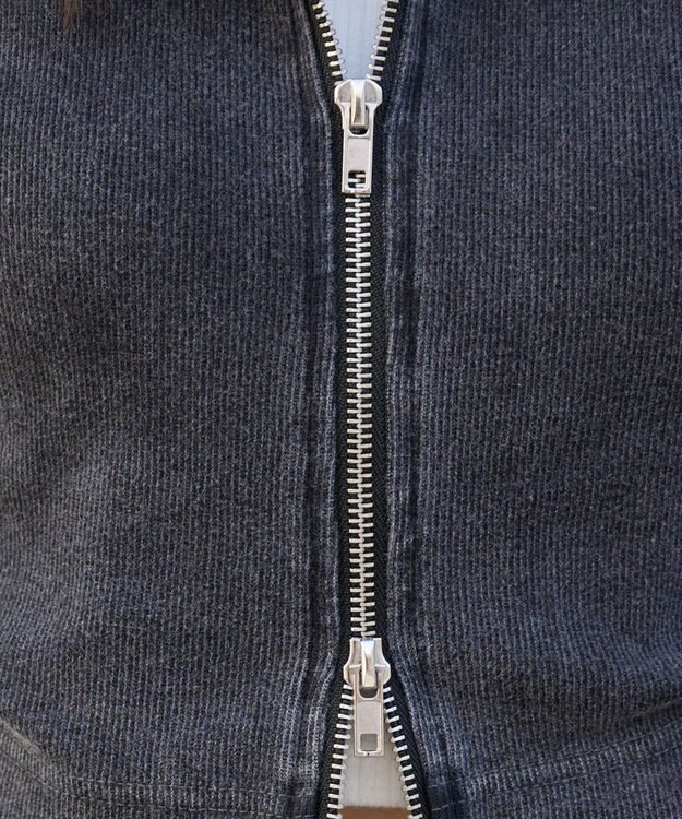 WEGO リブジップパーカー スミクロ