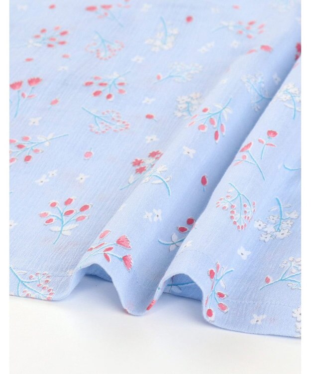 Wing パジャマ 綿100%(本体) 楊柳素材 高島ちぢみ（R） 長袖 長ズボン レディース EP8042 ウイング／ワコール サックス