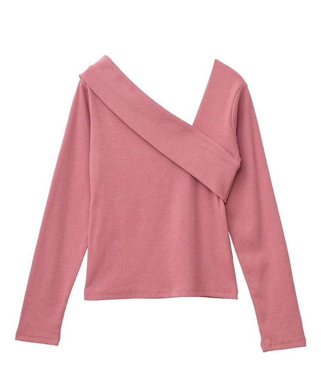 Green Parks ・ｓｗｉｎｇ　ｂｙ　クロスネックプルオーバー Pink