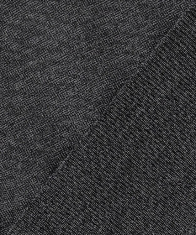 23区 S 【洗える】サステナブルウール 半袖 ニット グレー系1