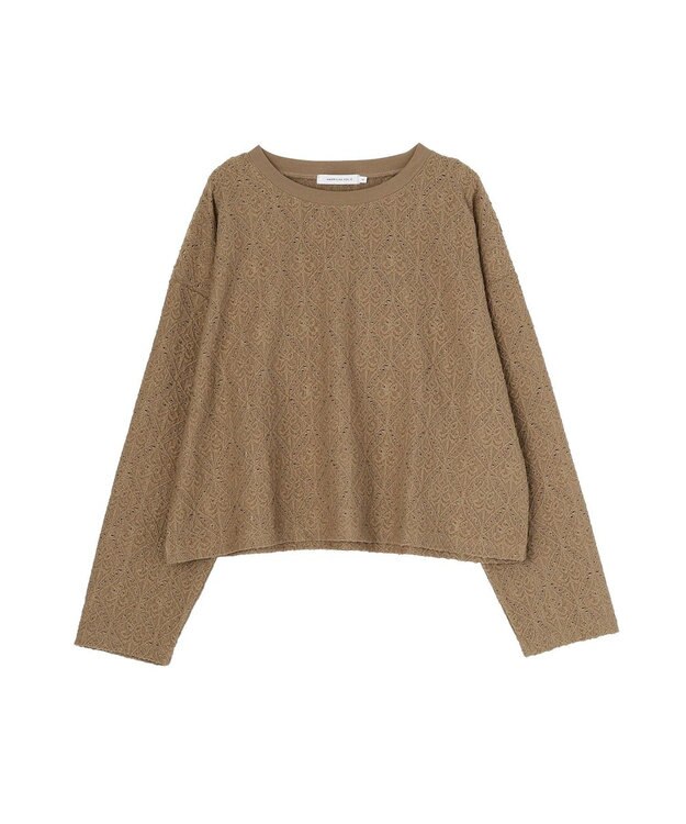 AMERICAN HOLIC 総レースプルオーバー Khaki