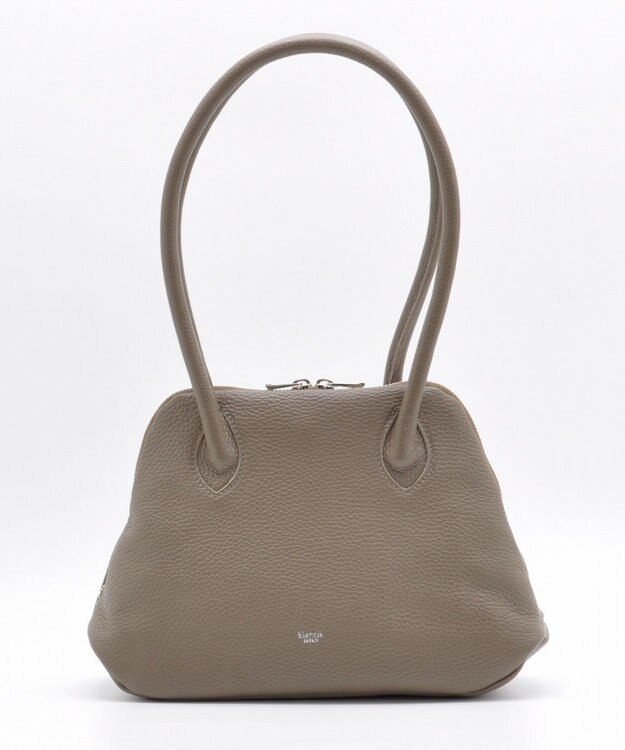 blancle シュリンクレザー 舟形ボストン トープ