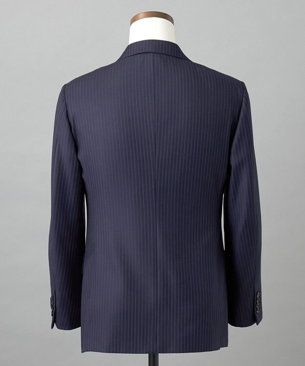 GOTAIRIKU 【Loro Piana Fabric】365 通年スーツ(ネイビー×ストライプ) ネイビー系1