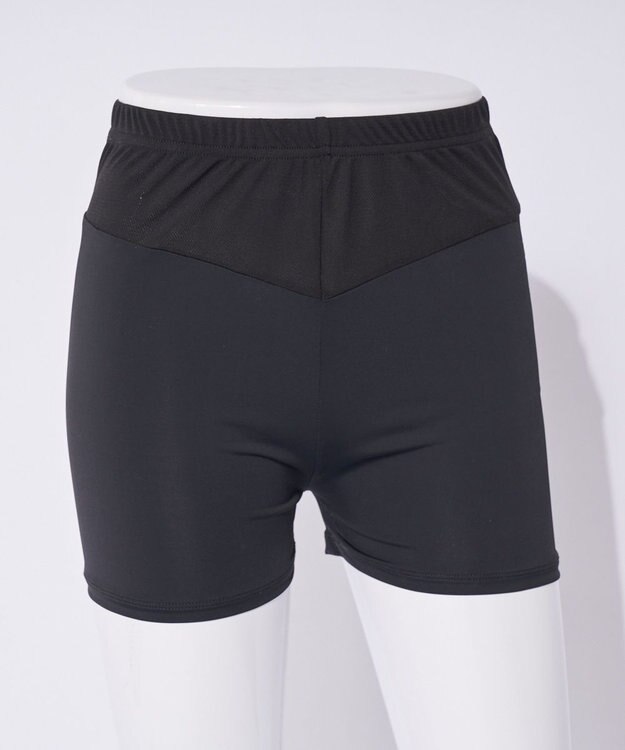 FILA GOLF／marie claire 【Marie claire sports】接触冷感ショート丈レギンス ブラック