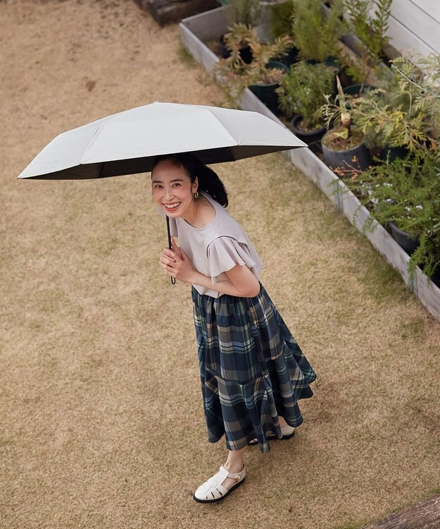 ANY 【晴雨兼用】オールウェザーライトアンブレラ ライトグレー