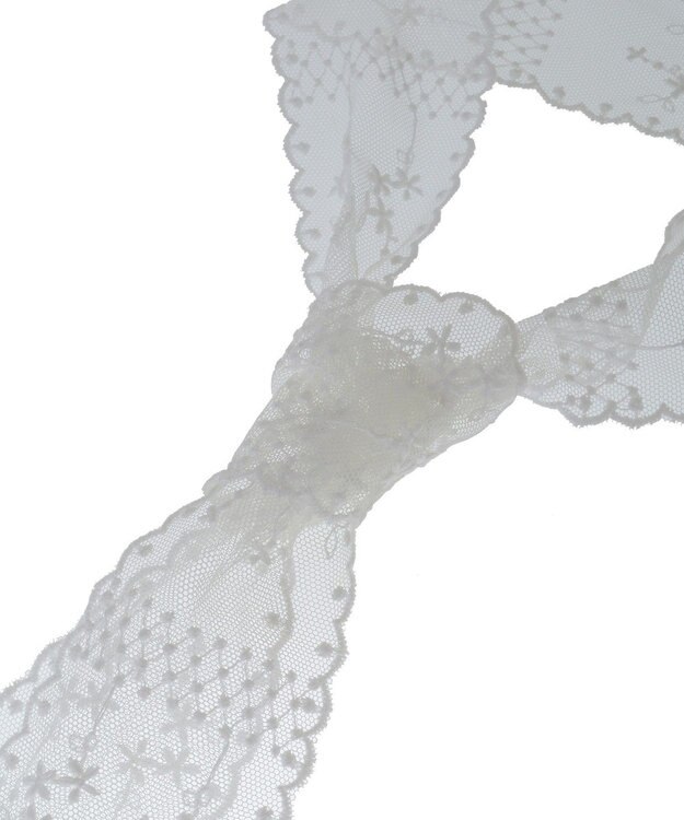 earth music&ecology レースタイ Ivory