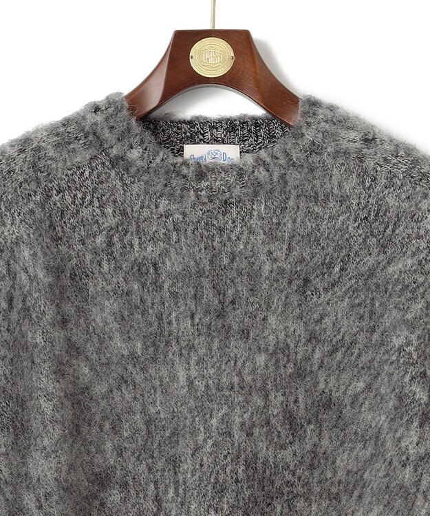 J.PRESS MEN 【J.PRESS ORIGINALS】SHETLAND WOOL SHAGGY KNIT / JAPAN MADE グレー系