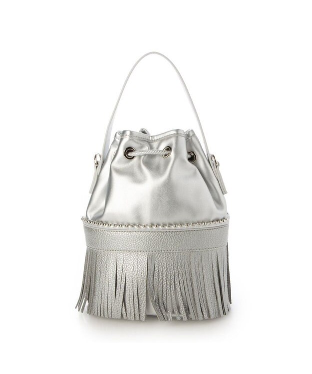 UNBILLION カシュカシュ cachecache / ボールチェーンポイントタッセルドロストショルダー シルバー