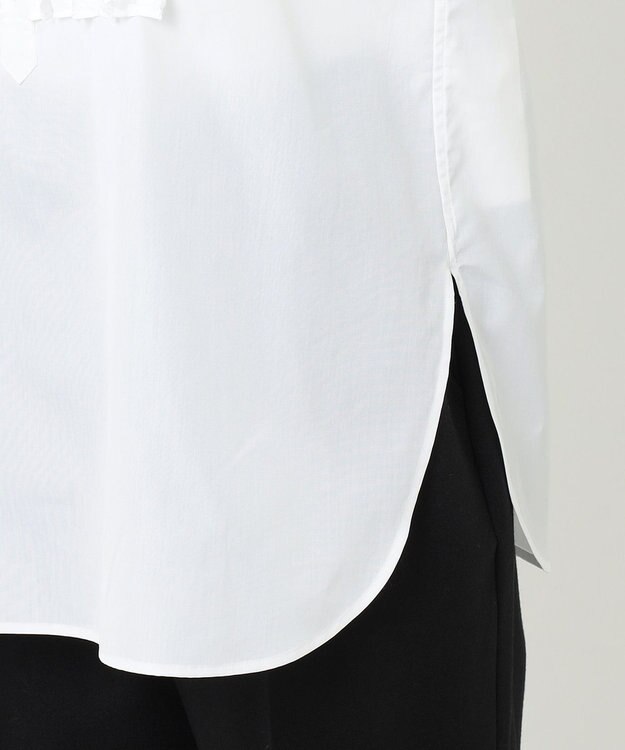 23区 S 【R(アール)】THOMAS MASON フロントフリルシャツ ホワイト系