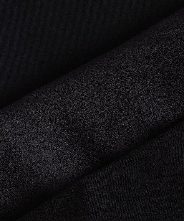 23区 【先行予約】ナチュラルコットンベア シアーペプラム タンクトップ ブラック系