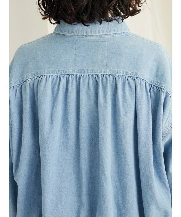 CRAFT STANDARD BOUTIQUE ライトデニムギャザーＧジャン Light Indigo