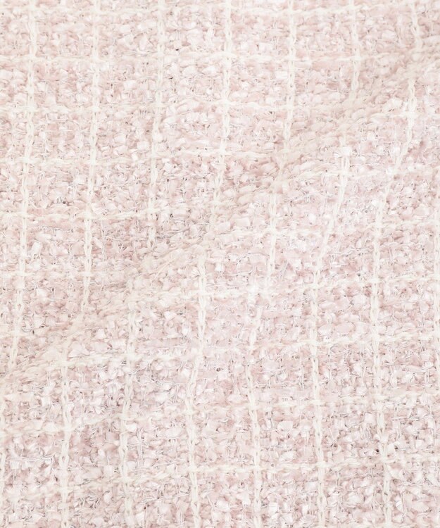 Maison de FLEUR ツイードニットカーディガン Pink