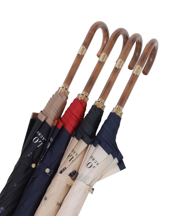 MOONBAT POLO RALPH LAUREN（ポロ ラルフローレン） 長傘 FLAG BEAR ポロベア ドット ベージュ