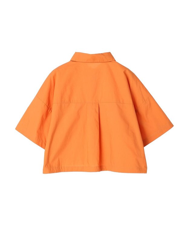Green Parks ＫＢＦ　ショート丈ミリタリーシャツ Orange
