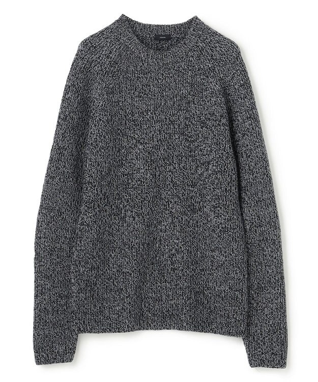 JOSEPH HOMME リッジメリノ　クルーネック グレー系
