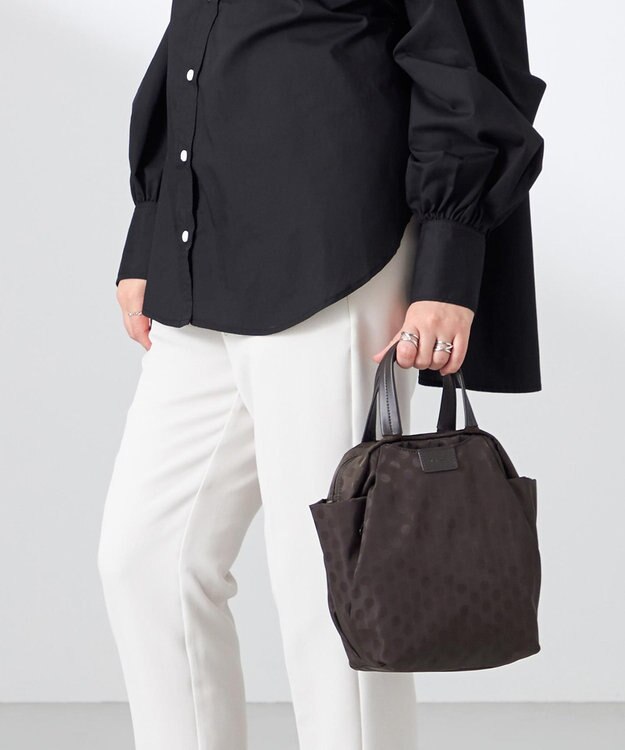 Y'SACCS 【大人のおしゃれ手帖10月号掲載】市川実和子×Y'SACCS　ドットミニボストン チョコ