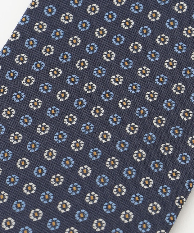 KASHIYAMA KASHIYAMAオリジナル【JAPAN MADE】小紋ネクタイ ブルー