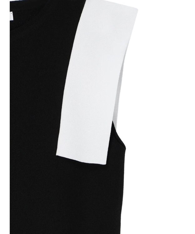 Green Parks ミラノリブノースリーブニットプルオーバー B