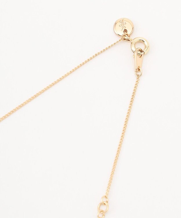 自由区 スモールプレート ネックレス ゴールド