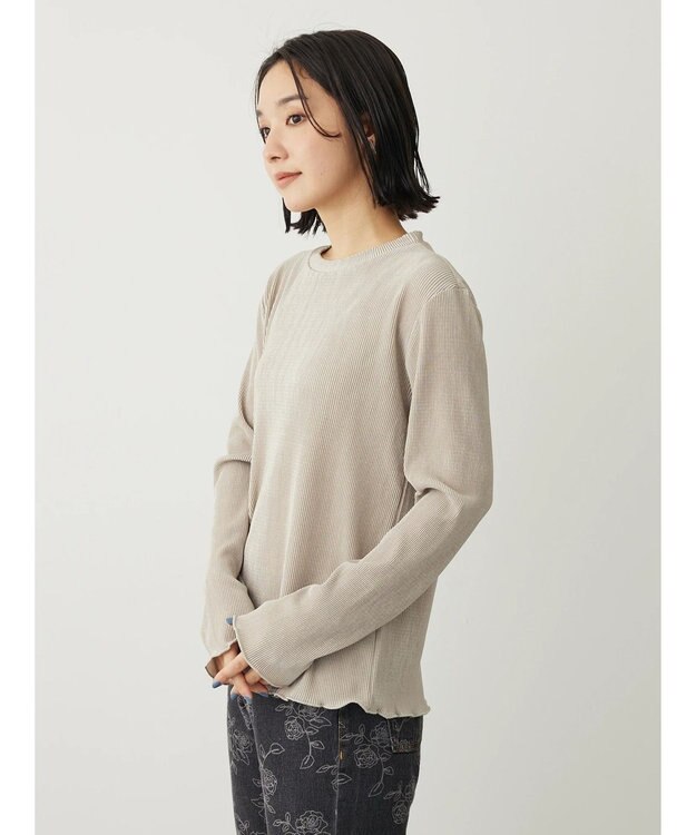 Green Parks ミニプリーツプルオーバー Beige