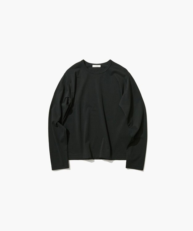 ATON DRY COTTON JERSEY | ロングスリーブＴシャツ BLACK
