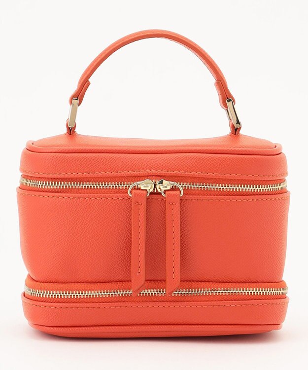 自由区 【WEB限定カラーあり・2WAY】ヴァニティミニ バッグ ダークオレンジ
