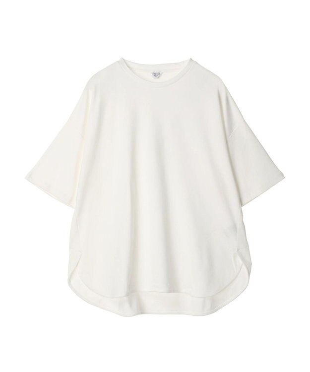 AMERICAN HOLIC 接触冷感裾ラウンドカットプルオーバー Off White