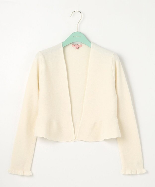 TOCCA 【洗える！】PARASOL KNIT ボレロ アイボリー系