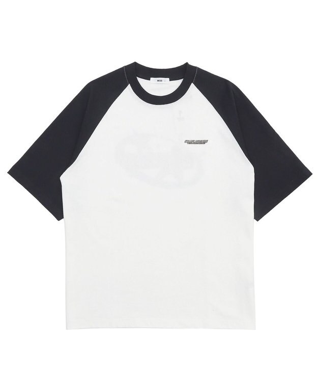 WEGO 【ユニセックス着用ITEM】ラグラングラフィックBIG　T（SS） ブラック