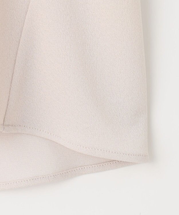 自由区 【洗える】アムンゼンジャージー ブラウス ベージュ