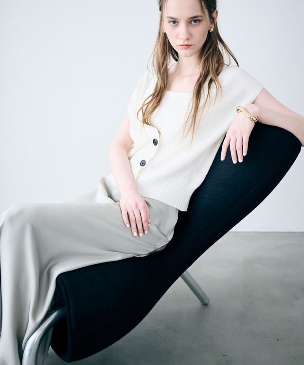 uncrave ラミーリネンニット ベスト オフ