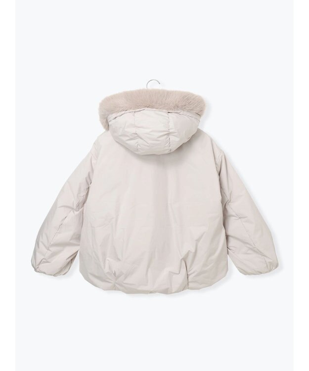 Te chichi 【宮本茉由着用】フードショートダウンジャケット Ｓグレー