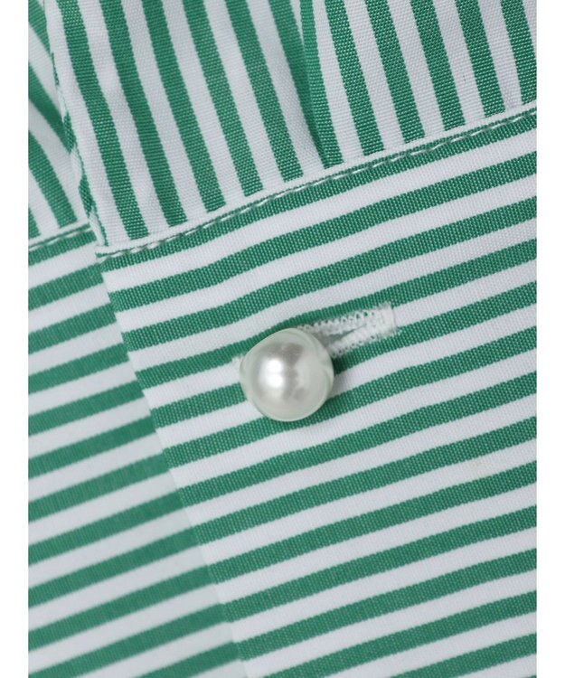 Green Parks ・ＥＬＥＮＣＡＲＥ　ＤＵＥ　パールボタンシャツチュニック Green