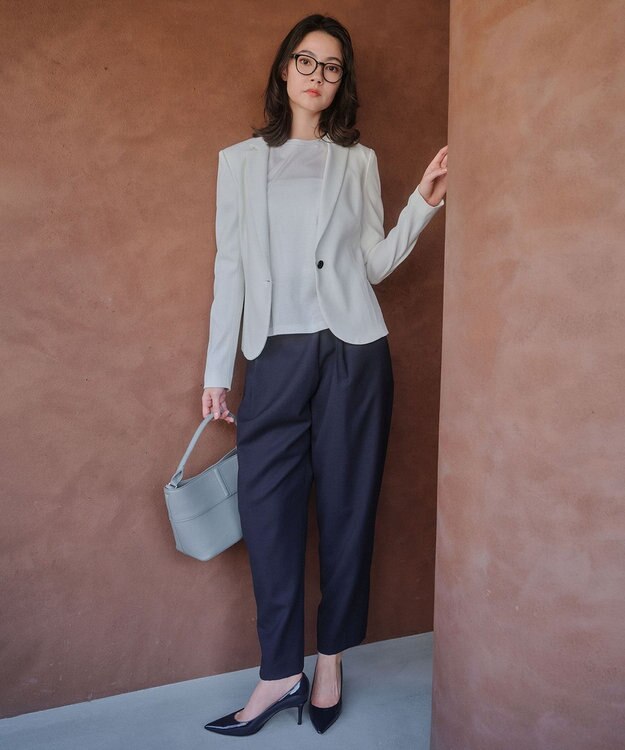 BEIGE， 【セットアップ対応】LUIZA / テーラードジャケット White