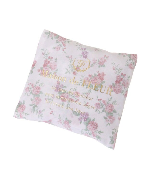 Maison de FLEUR フラワープリントエコバッグ Light Pink