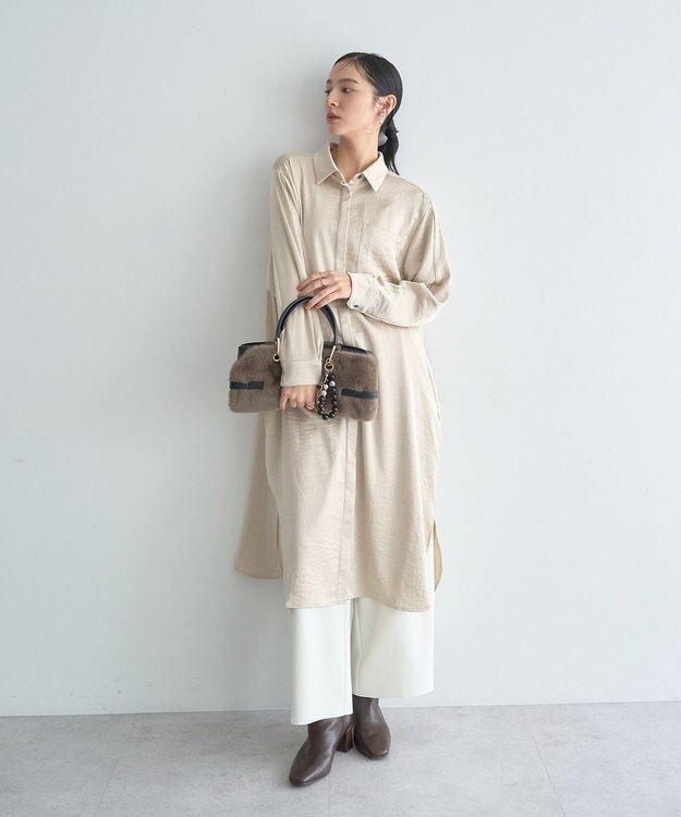 YECCA VECCA パール×エナメルチャーム Black