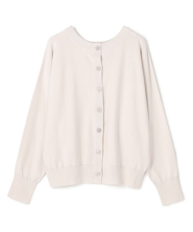 UNFILO マイビューティニット 2WAYカーディガン グレージュ