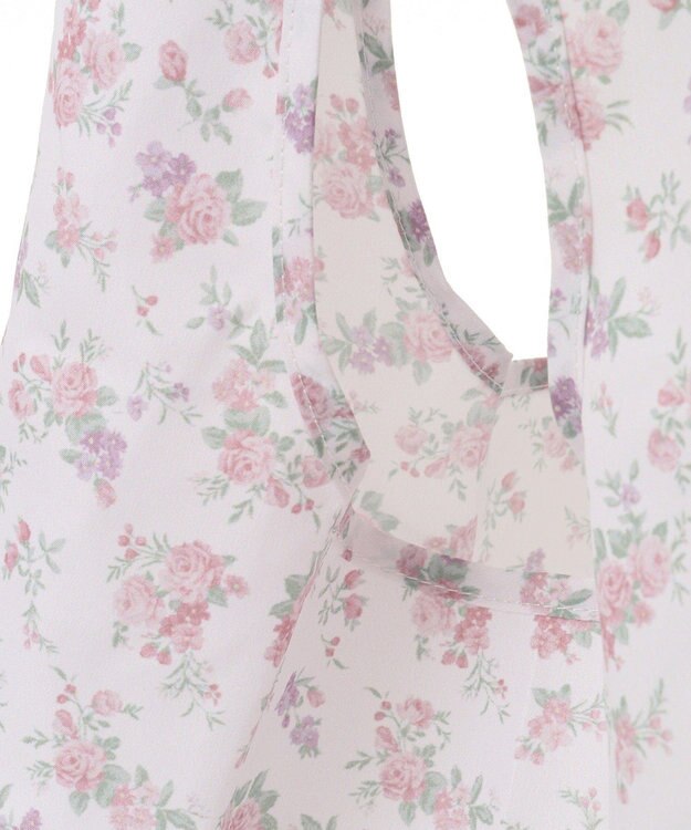 Maison de FLEUR フラワープリントエコバッグ Light Pink