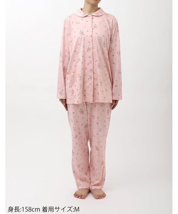 ワコール_リラックス＆スリープ パジャマ 長袖 長ズボン 綿100％(本体