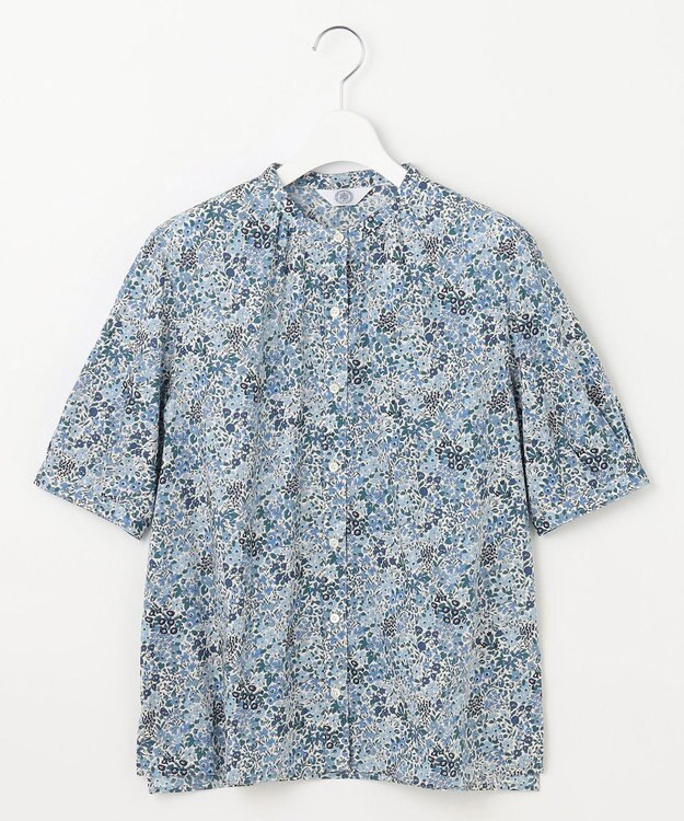 J.PRESS LADIES L 【洗える】LIBERTY Joanna Louise/Phoebe 前開き ブラウス ブルー系5