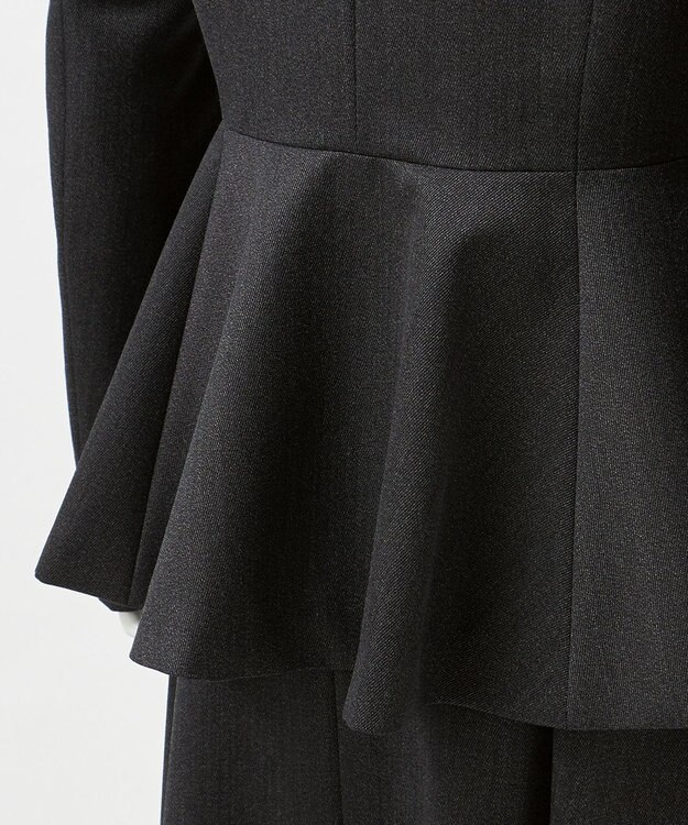 23区 【エステータ】CANONICO カバートクロス ジャケット チャコールグレー